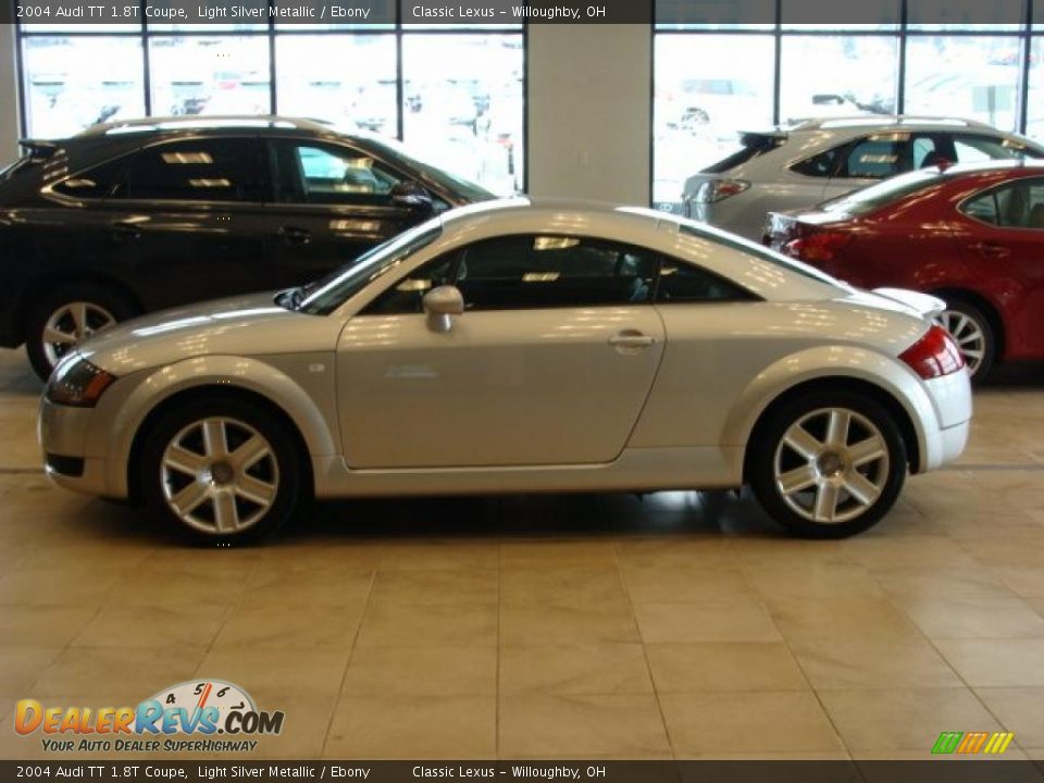 2004 Audi TT 1.8T Coupe Light Silver Metallic / Ebony Photo #1
