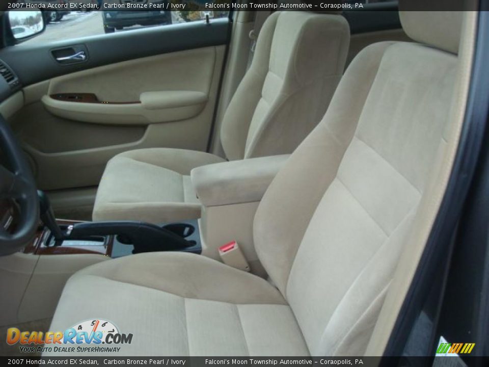 2007 Honda Accord EX Sedan Carbon Bronze Pearl / Ivory Photo #8
