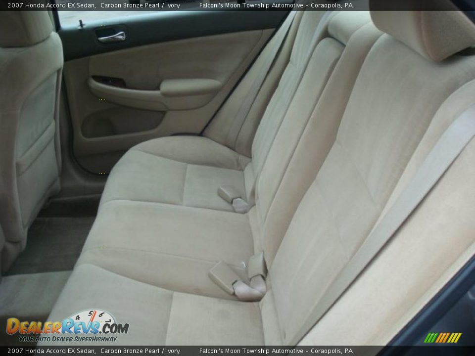 2007 Honda Accord EX Sedan Carbon Bronze Pearl / Ivory Photo #9