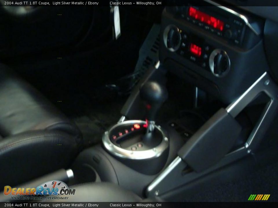 2004 Audi TT 1.8T Coupe Light Silver Metallic / Ebony Photo #15
