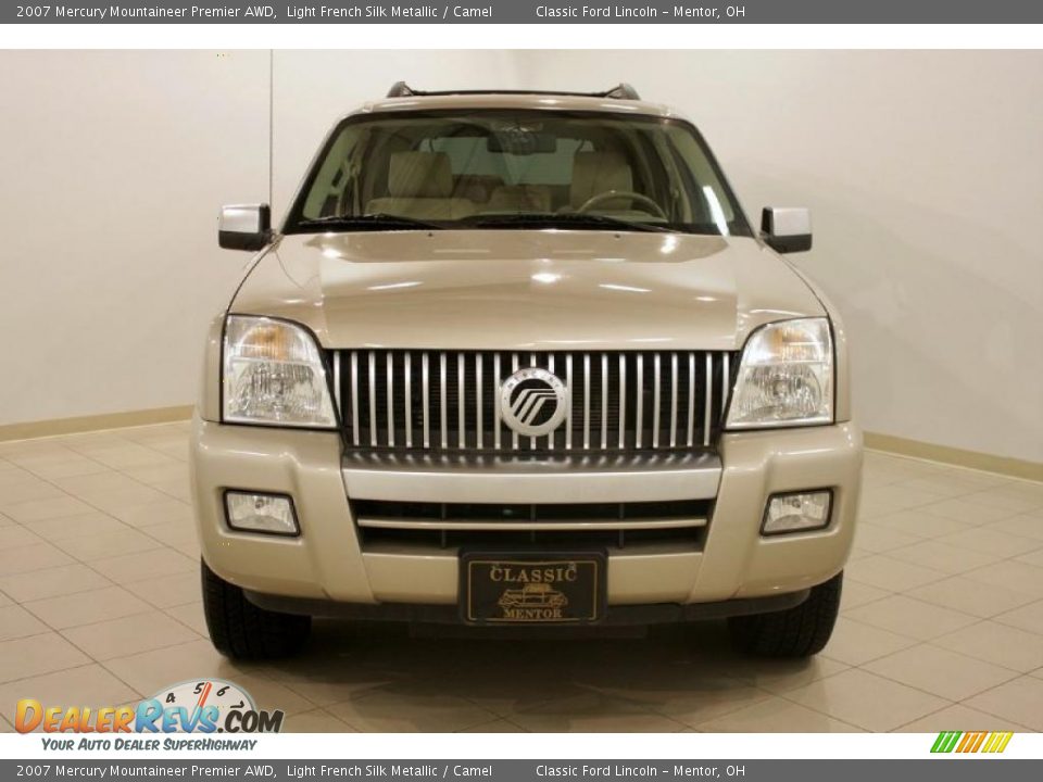2007 Mercury Mountaineer Premier AWD Light French Silk Metallic / Camel Photo #2