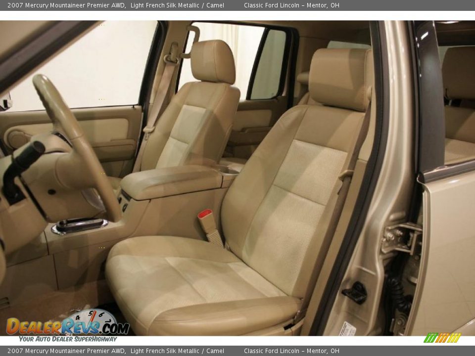 2007 Mercury Mountaineer Premier AWD Light French Silk Metallic / Camel Photo #12