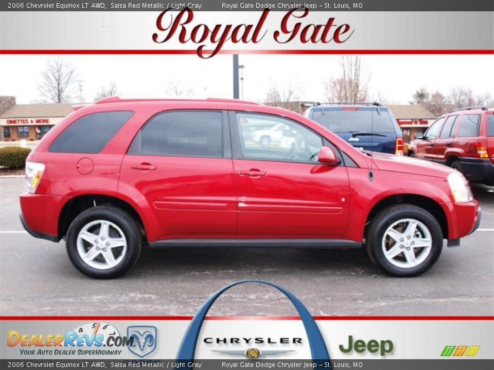 2006 Chevrolet Equinox LT AWD Salsa Red Metallic / Light Gray Photo #1