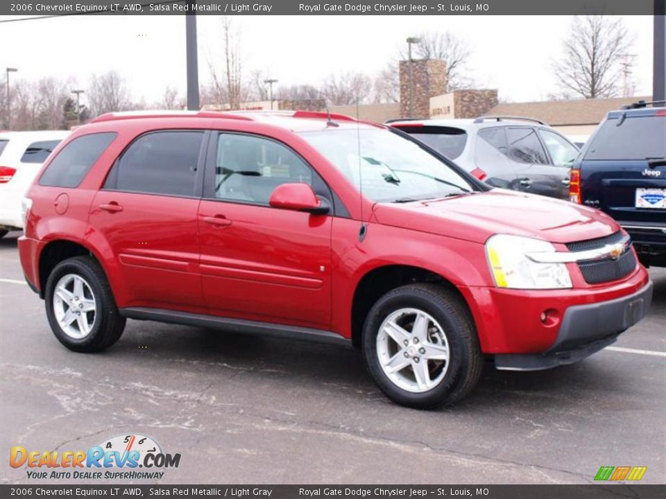 2006 Chevrolet Equinox LT AWD Salsa Red Metallic / Light Gray Photo #2