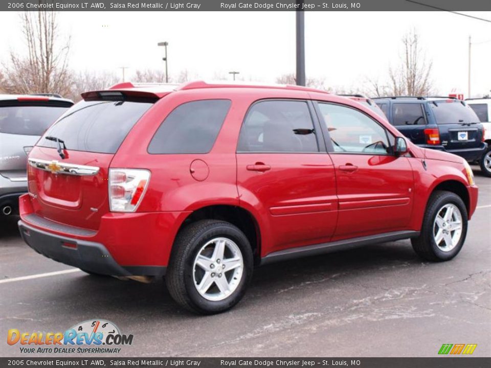2006 Chevrolet Equinox LT AWD Salsa Red Metallic / Light Gray Photo #3