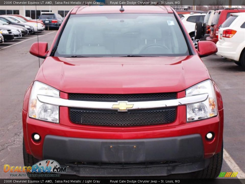 2006 Chevrolet Equinox LT AWD Salsa Red Metallic / Light Gray Photo #8