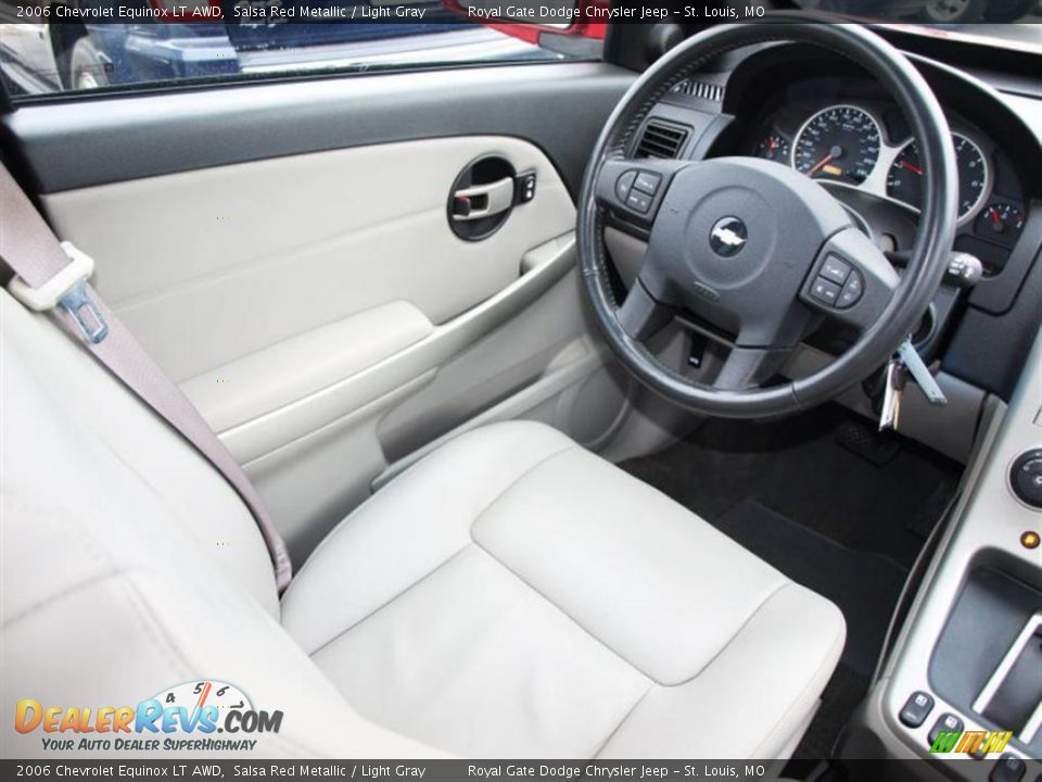 2006 Chevrolet Equinox LT AWD Salsa Red Metallic / Light Gray Photo #11
