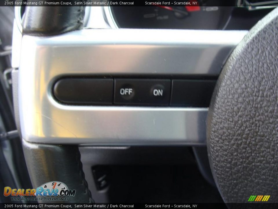 2005 Ford Mustang GT Premium Coupe Satin Silver Metallic / Dark Charcoal Photo #19