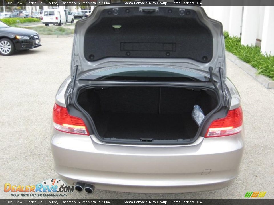 2009 BMW 1 Series 128i Coupe Cashmere Silver Metallic / Black Photo #13