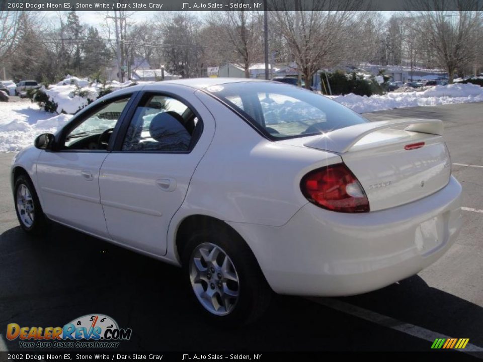 2002 Dodge Neon ES Stone White / Dark Slate Gray Photo #3
