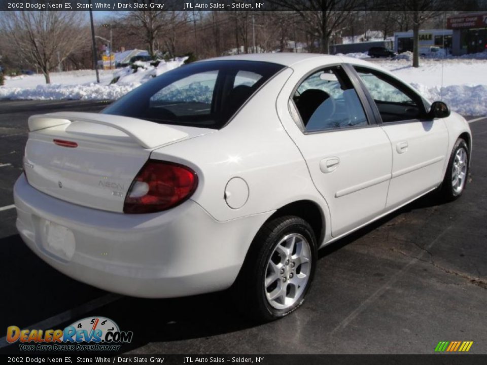 2002 Dodge Neon ES Stone White / Dark Slate Gray Photo #6