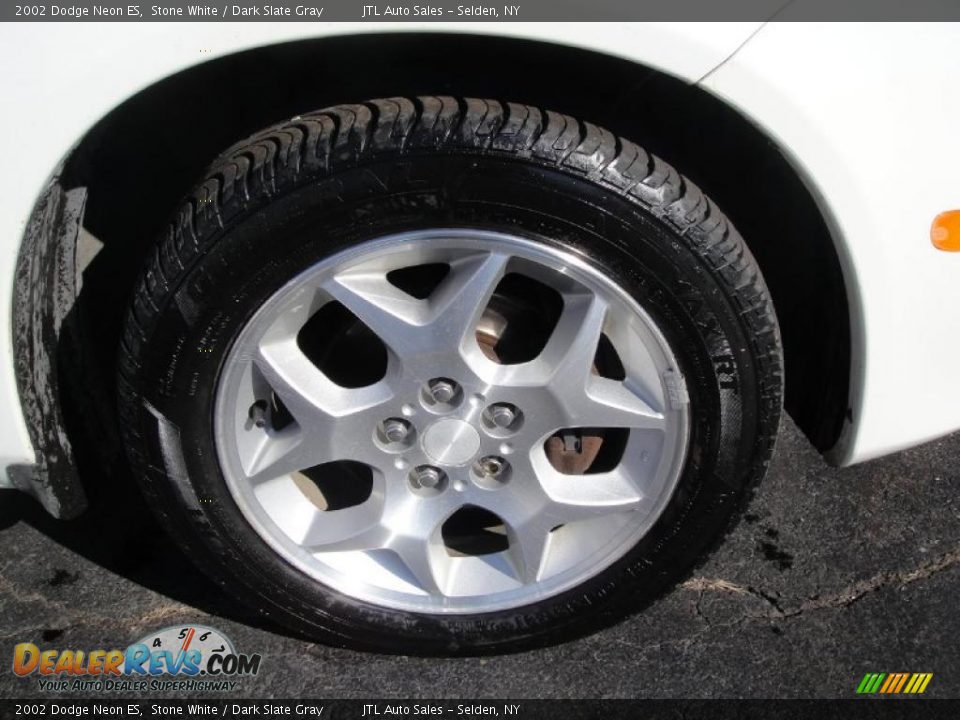 2002 Dodge Neon ES Stone White / Dark Slate Gray Photo #8