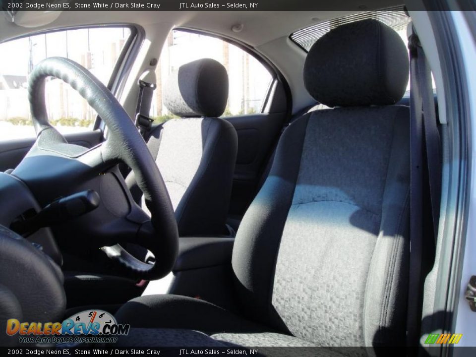 2002 Dodge Neon ES Stone White / Dark Slate Gray Photo #10