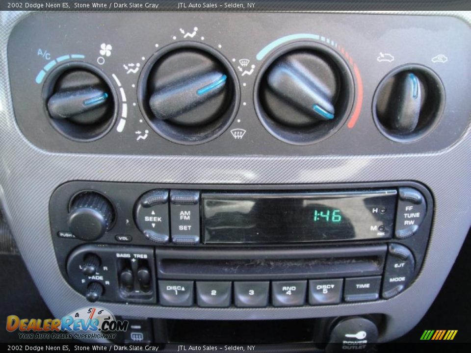 2002 Dodge Neon ES Stone White / Dark Slate Gray Photo #13