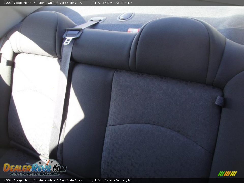 2002 Dodge Neon ES Stone White / Dark Slate Gray Photo #14