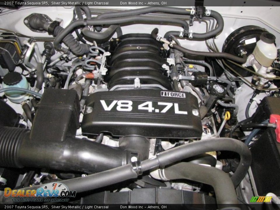 2007 Toyota Sequoia SR5 Silver Sky Metallic / Light Charcoal Photo #24