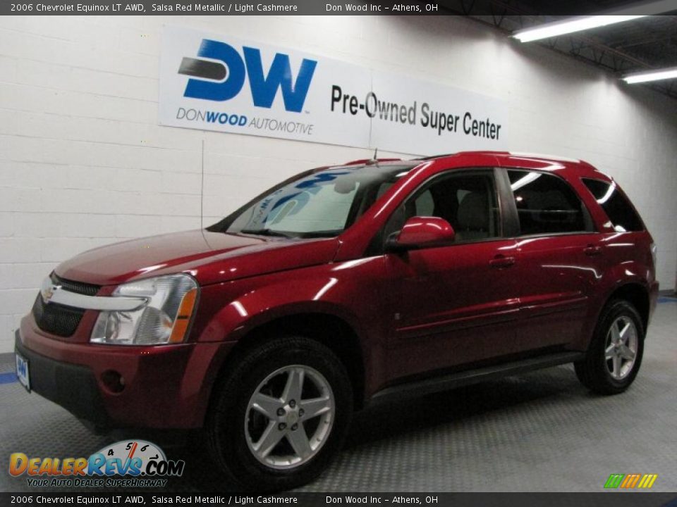 2006 Chevrolet Equinox LT AWD Salsa Red Metallic / Light Cashmere Photo #2
