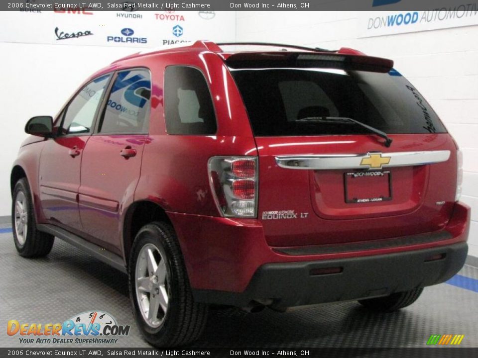 2006 Chevrolet Equinox LT AWD Salsa Red Metallic / Light Cashmere Photo #3