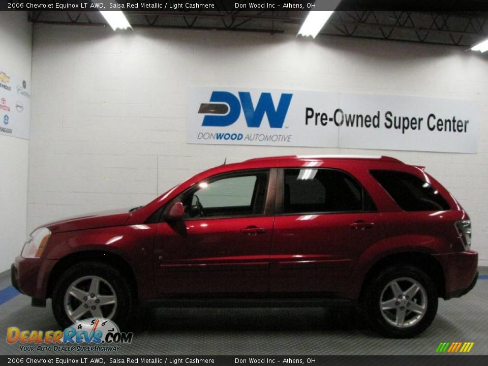 2006 Chevrolet Equinox LT AWD Salsa Red Metallic / Light Cashmere Photo #5