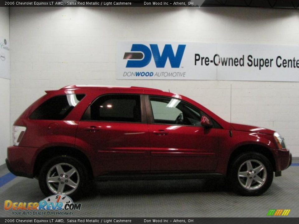 2006 Chevrolet Equinox LT AWD Salsa Red Metallic / Light Cashmere Photo #6
