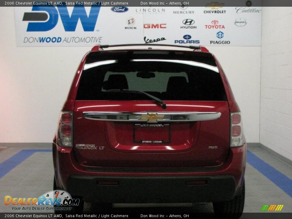 2006 Chevrolet Equinox LT AWD Salsa Red Metallic / Light Cashmere Photo #8