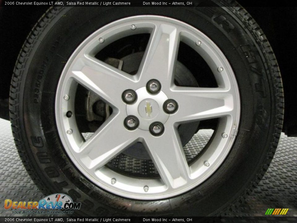 2006 Chevrolet Equinox LT AWD Salsa Red Metallic / Light Cashmere Photo #22