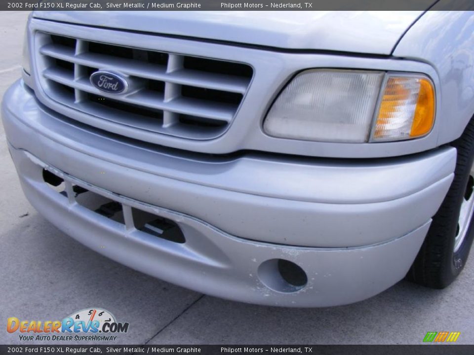 2002 Ford F150 XL Regular Cab Silver Metallic / Medium Graphite Photo #11
