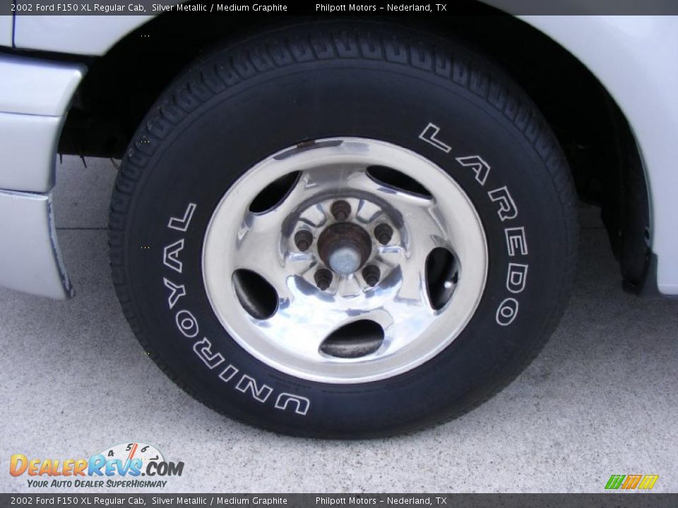 2002 Ford F150 XL Regular Cab Silver Metallic / Medium Graphite Photo #13