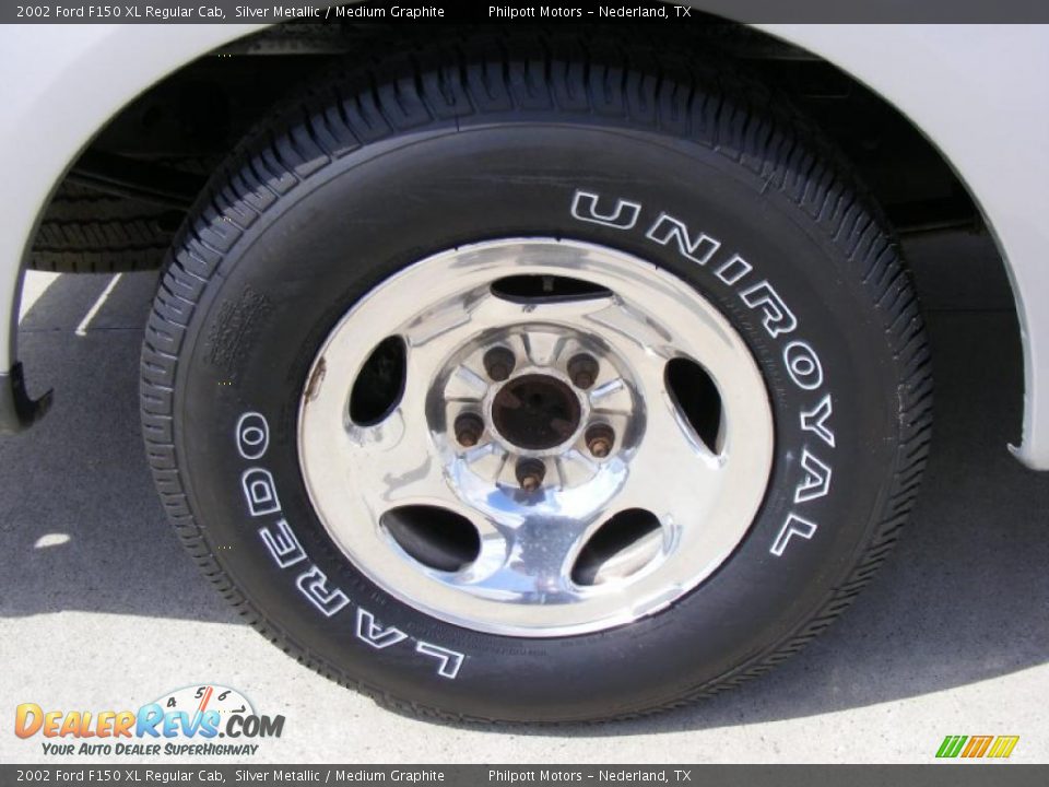 2002 Ford F150 XL Regular Cab Silver Metallic / Medium Graphite Photo #15