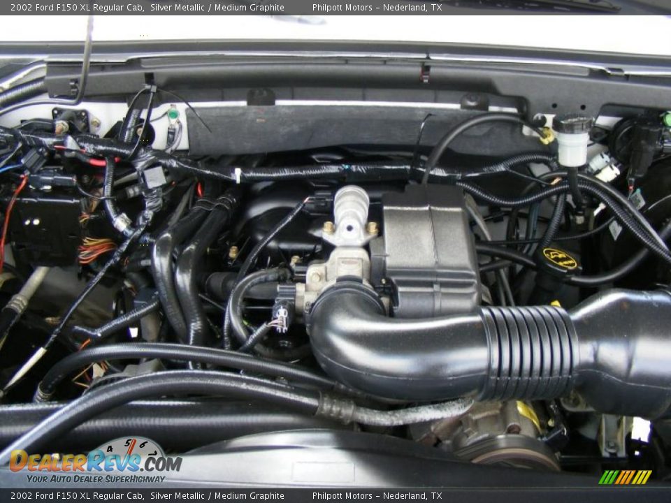 2002 Ford F150 XL Regular Cab Silver Metallic / Medium Graphite Photo #29