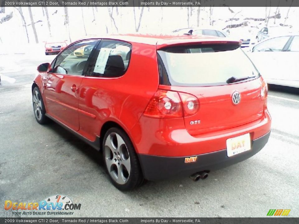 2009 Volkswagen GTI 2 Door Tornado Red / Interlagos Black Cloth Photo #4