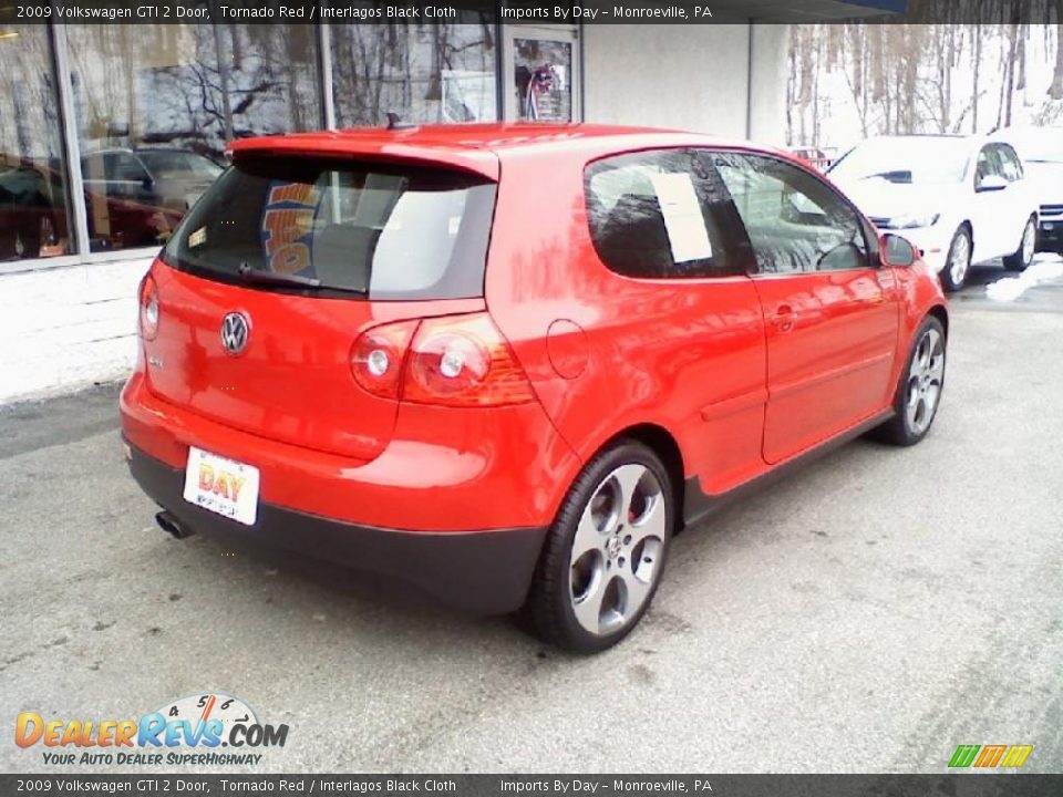2009 Volkswagen GTI 2 Door Tornado Red / Interlagos Black Cloth Photo #5