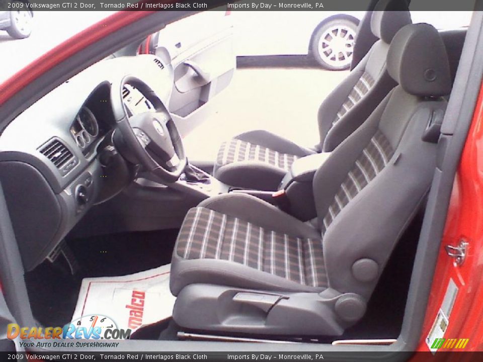 2009 Volkswagen GTI 2 Door Tornado Red / Interlagos Black Cloth Photo #6