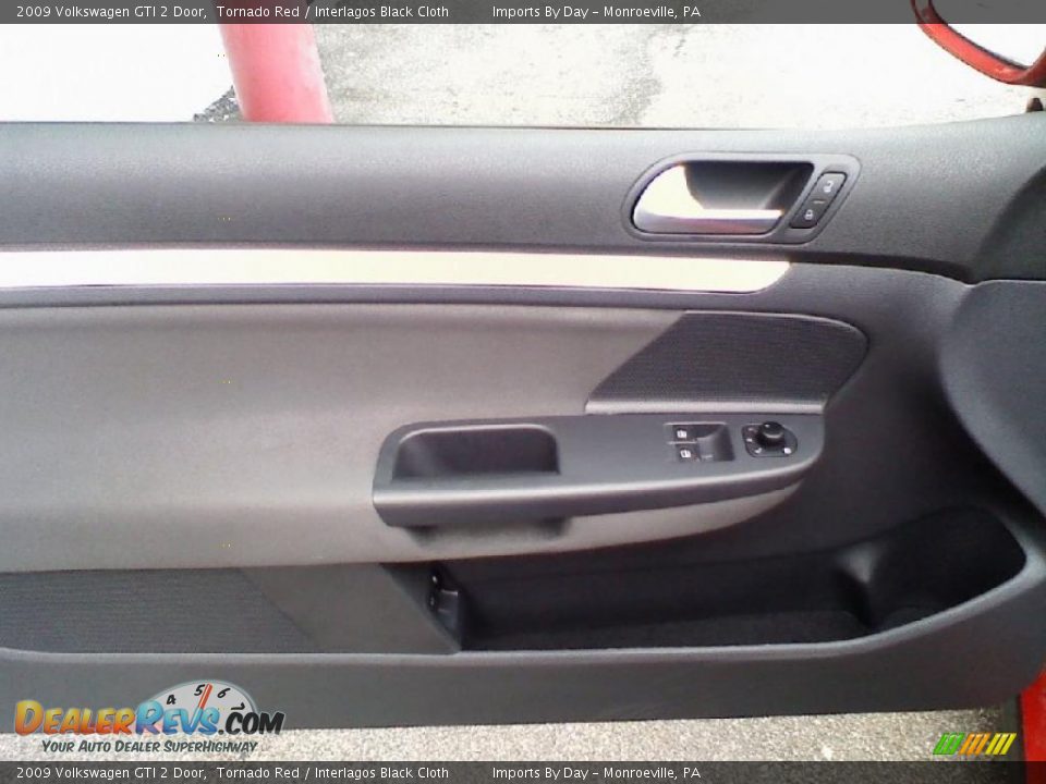 2009 Volkswagen GTI 2 Door Tornado Red / Interlagos Black Cloth Photo #8