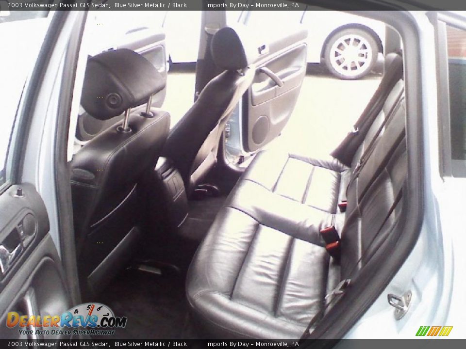 2003 Volkswagen Passat GLS Sedan Blue Silver Metallic / Black Photo #7