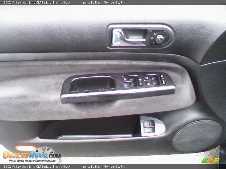 2002 Volkswagen Jetta GLS Sedan Black / Black Photo #9