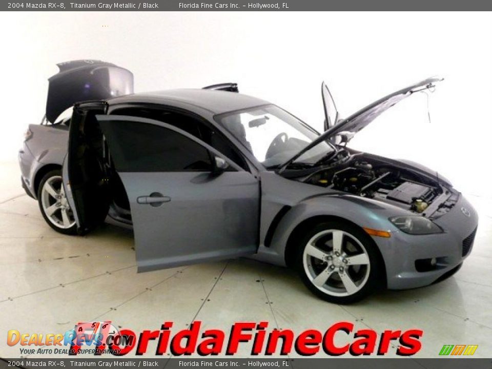 2004 Mazda RX-8 Titanium Gray Metallic / Black Photo #7