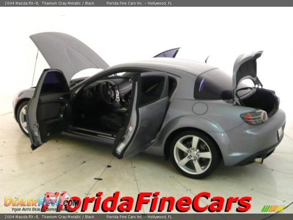 2004 Mazda RX-8 Titanium Gray Metallic / Black Photo #8