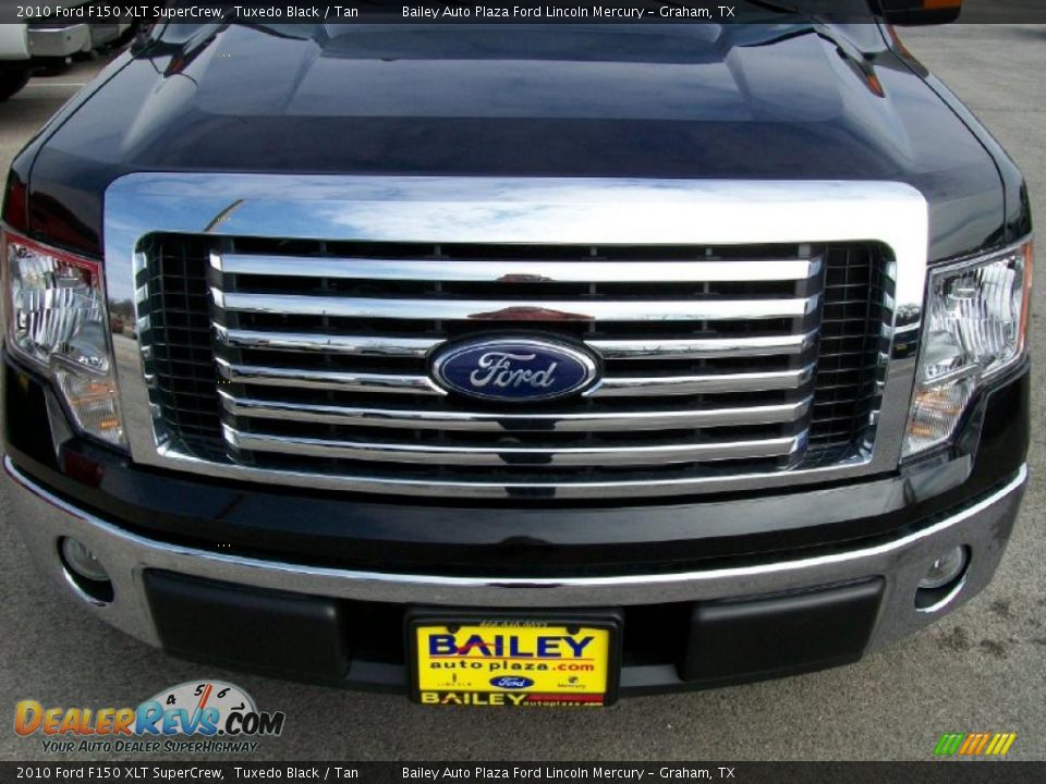 2010 Ford F150 XLT SuperCrew Tuxedo Black / Tan Photo #1