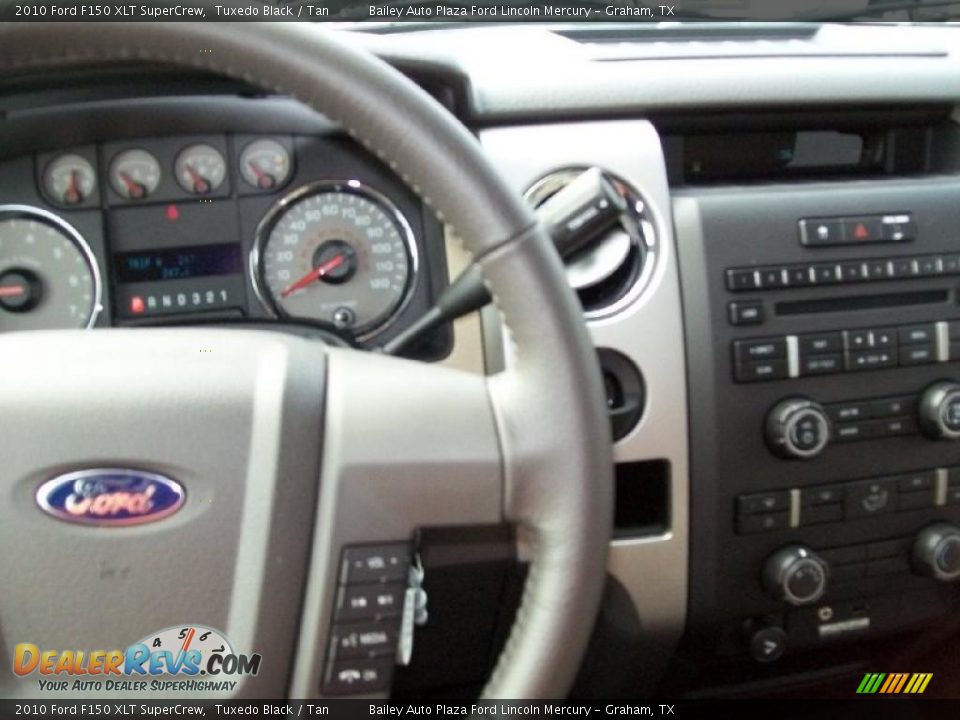 2010 Ford F150 XLT SuperCrew Tuxedo Black / Tan Photo #3