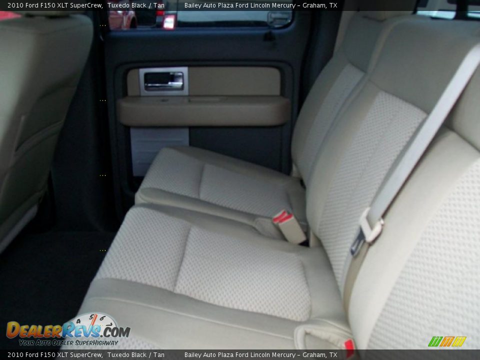 2010 Ford F150 XLT SuperCrew Tuxedo Black / Tan Photo #4