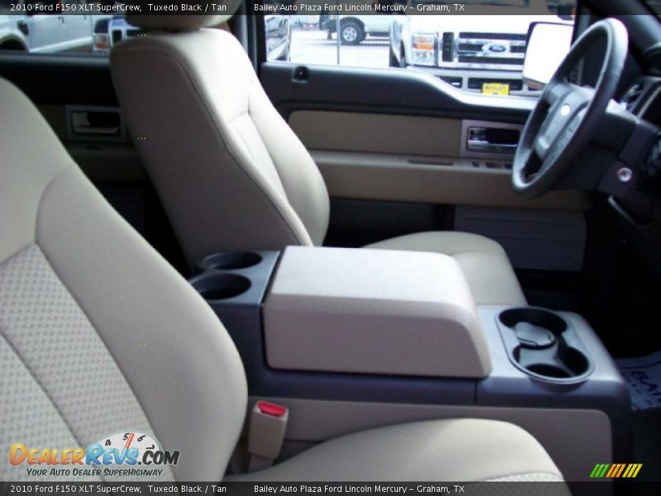 2010 Ford F150 XLT SuperCrew Tuxedo Black / Tan Photo #6
