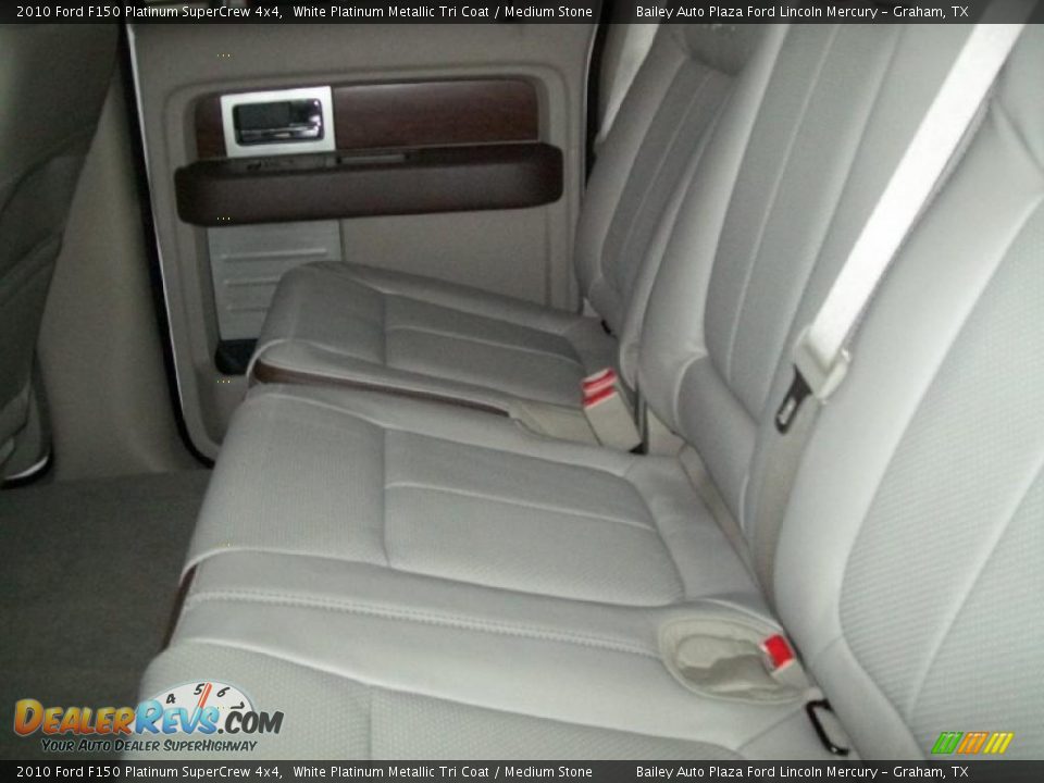 2010 Ford F150 Platinum SuperCrew 4x4 White Platinum Metallic Tri Coat / Medium Stone Photo #5