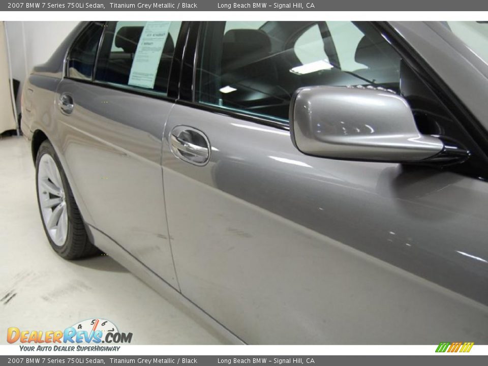 2007 BMW 7 Series 750Li Sedan Titanium Grey Metallic / Black Photo #4