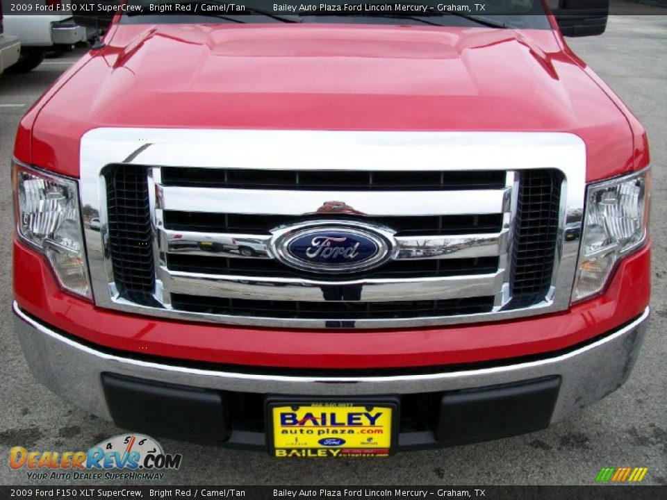 2009 Ford F150 XLT SuperCrew Bright Red / Camel/Tan Photo #1