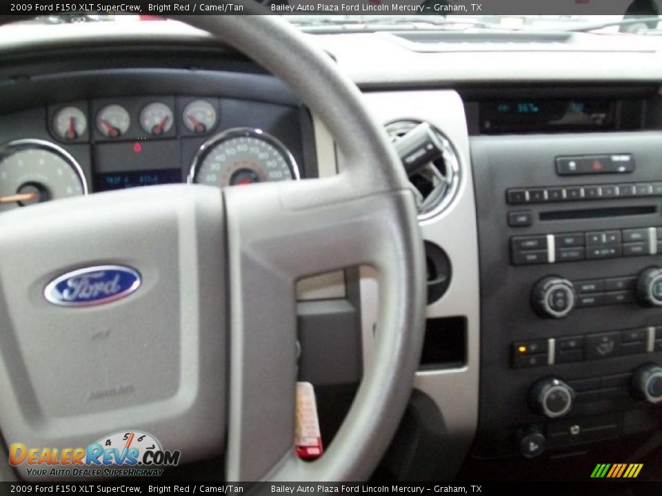 2009 Ford F150 XLT SuperCrew Bright Red / Camel/Tan Photo #3