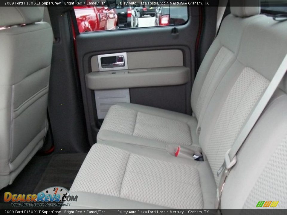 2009 Ford F150 XLT SuperCrew Bright Red / Camel/Tan Photo #4