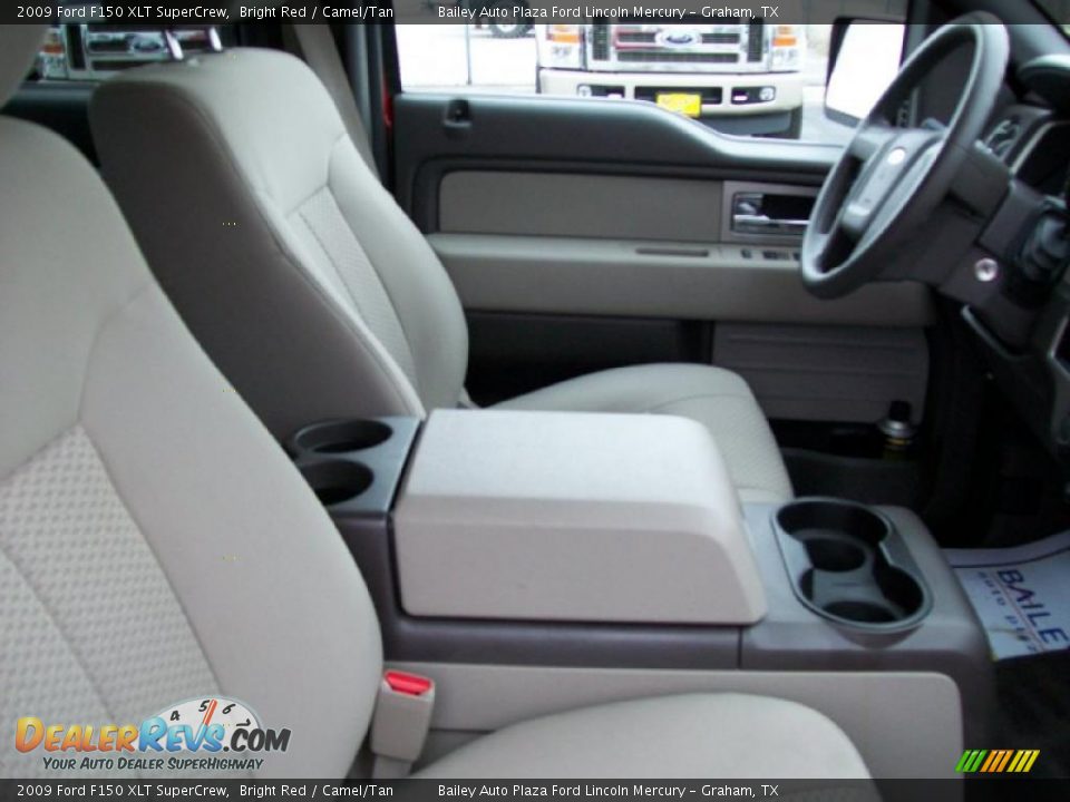 2009 Ford F150 XLT SuperCrew Bright Red / Camel/Tan Photo #7