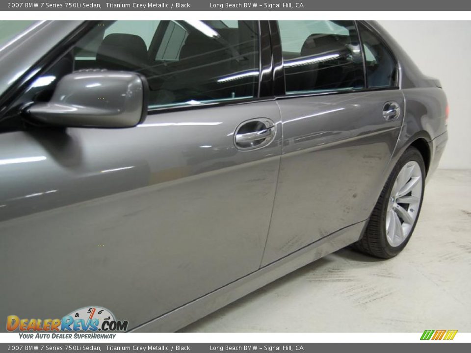 2007 BMW 7 Series 750Li Sedan Titanium Grey Metallic / Black Photo #13