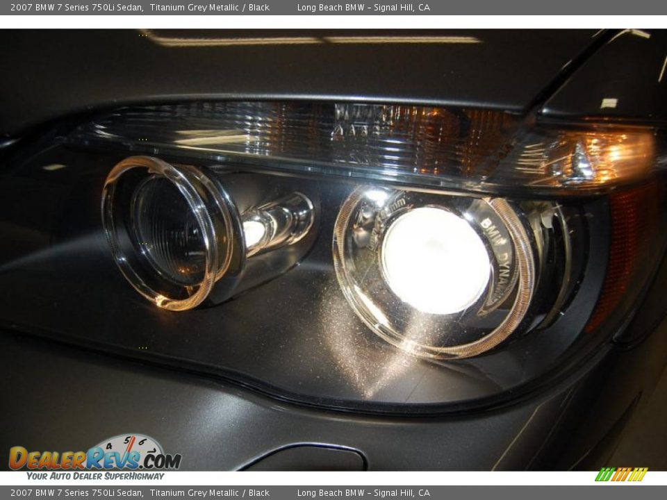 2007 BMW 7 Series 750Li Sedan Titanium Grey Metallic / Black Photo #15